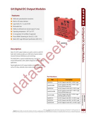 G4ODC15 datasheet  